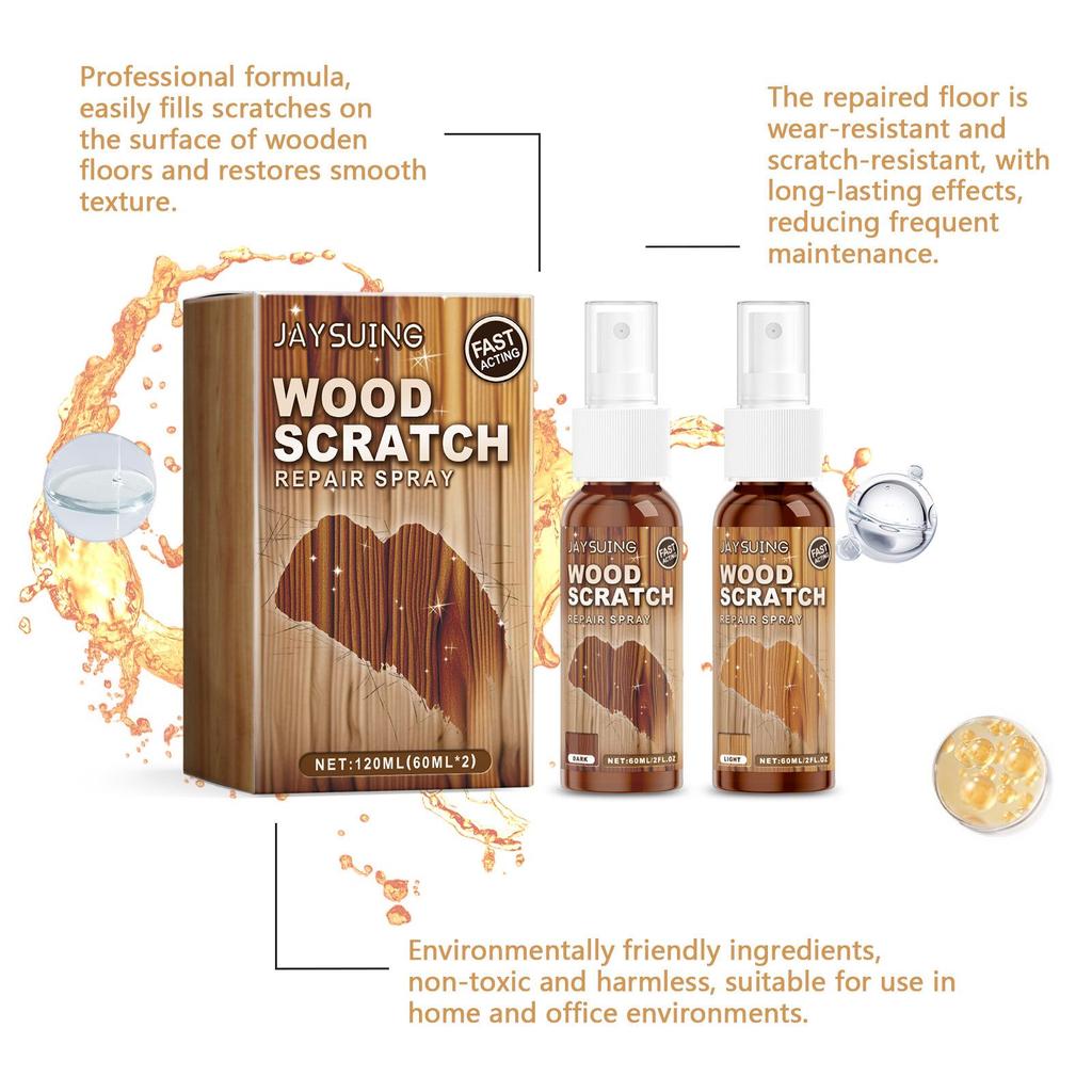 Jaysuing Wood Floor Scratch Repair Spray