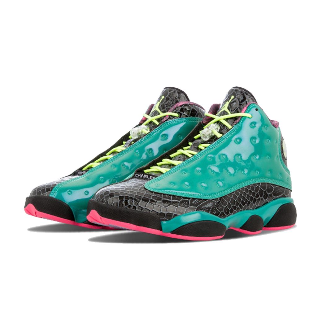 Jordan Air Jordan 13 Retro Doernbecher Patent Leather Cushioning Slip Resistant High Top Vintage Basketball Shoes Mens 836405-305