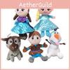 Gefrorene Anna Elsa Abenteuer Plüschtier Mit Kristall Superweiches Material Für Kinder Geschenk