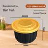 500ml Disposable Round Takeaway Meal Box