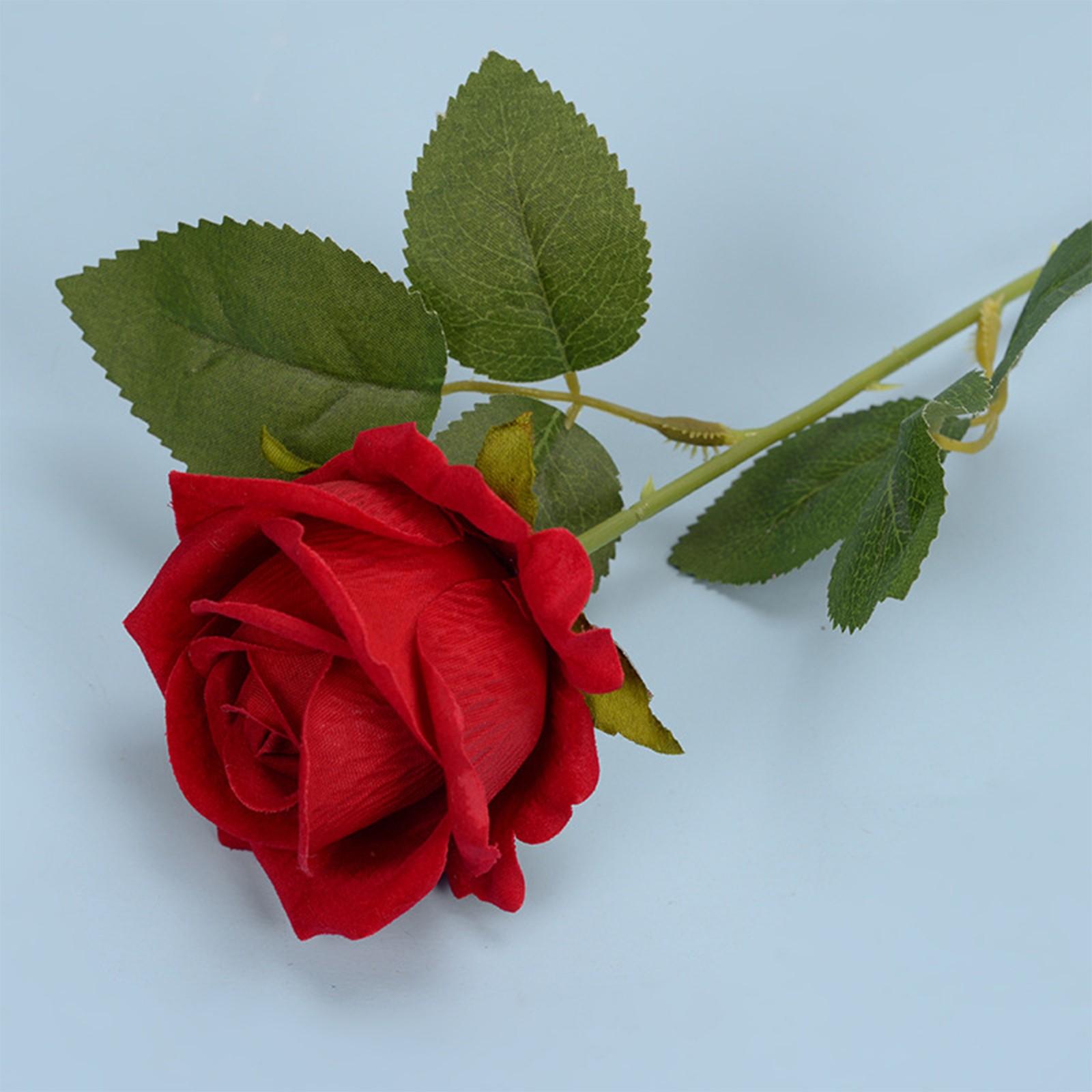 Artificial Rose Flowers Plant Branches Festival Wedding Home Decoration J