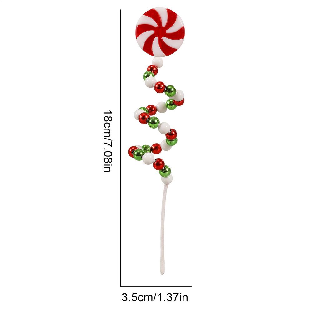 Christmas Candy Cane Decorations Christmas Tree Lollipop Decor Curved Candy Christmas Tree Stems Decorations Home Party Supplies
