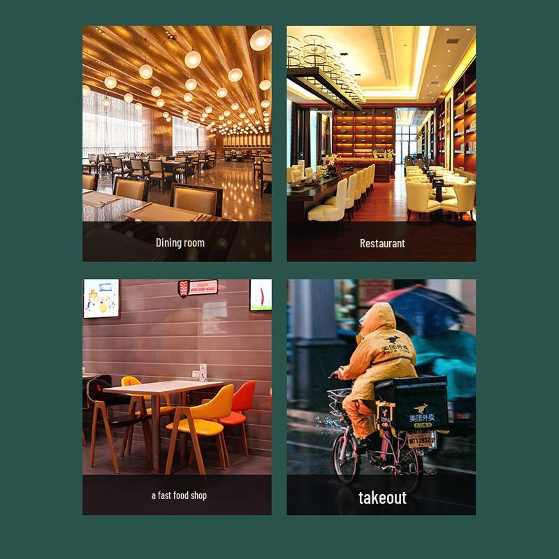 Rectangular Disposable Meal Box with Lid