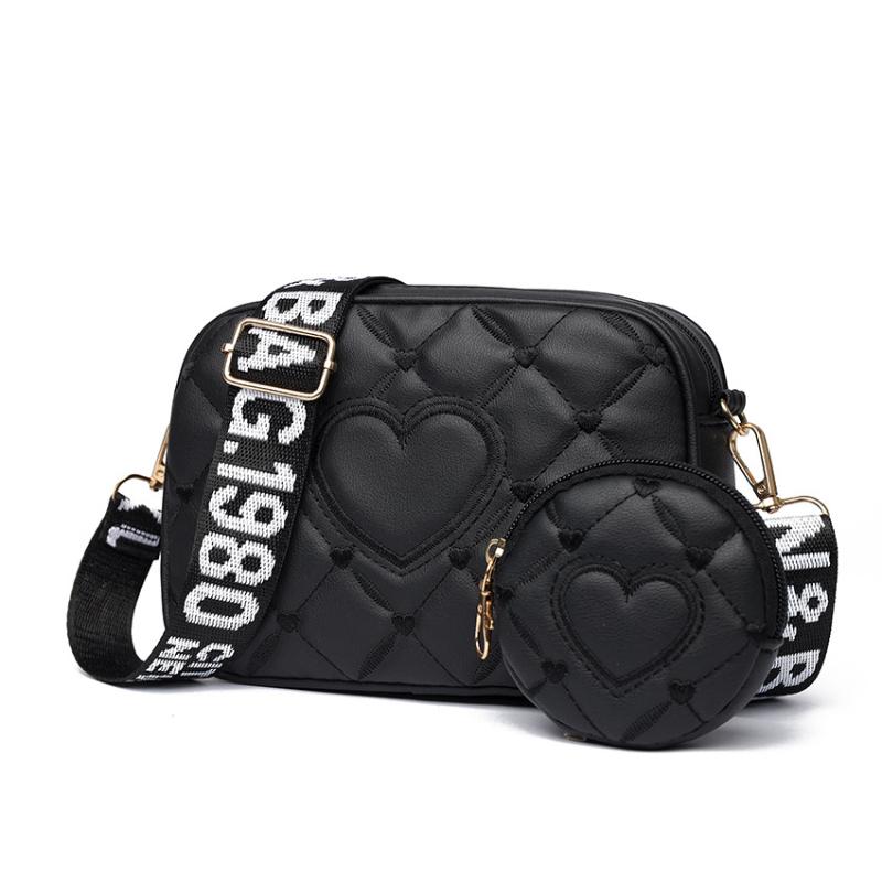 

Весенне-летняя универсальная наплечная сумка, модная сумка кроссбоди для мобильного телефона, модная маленькая квадратная сумка 20*7.5*15cm чёрный