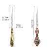 Metal Leather Punch Hole Awl Hand Stitch Hole Punching Stitching New Vintage Sewing Awl  Embroidery