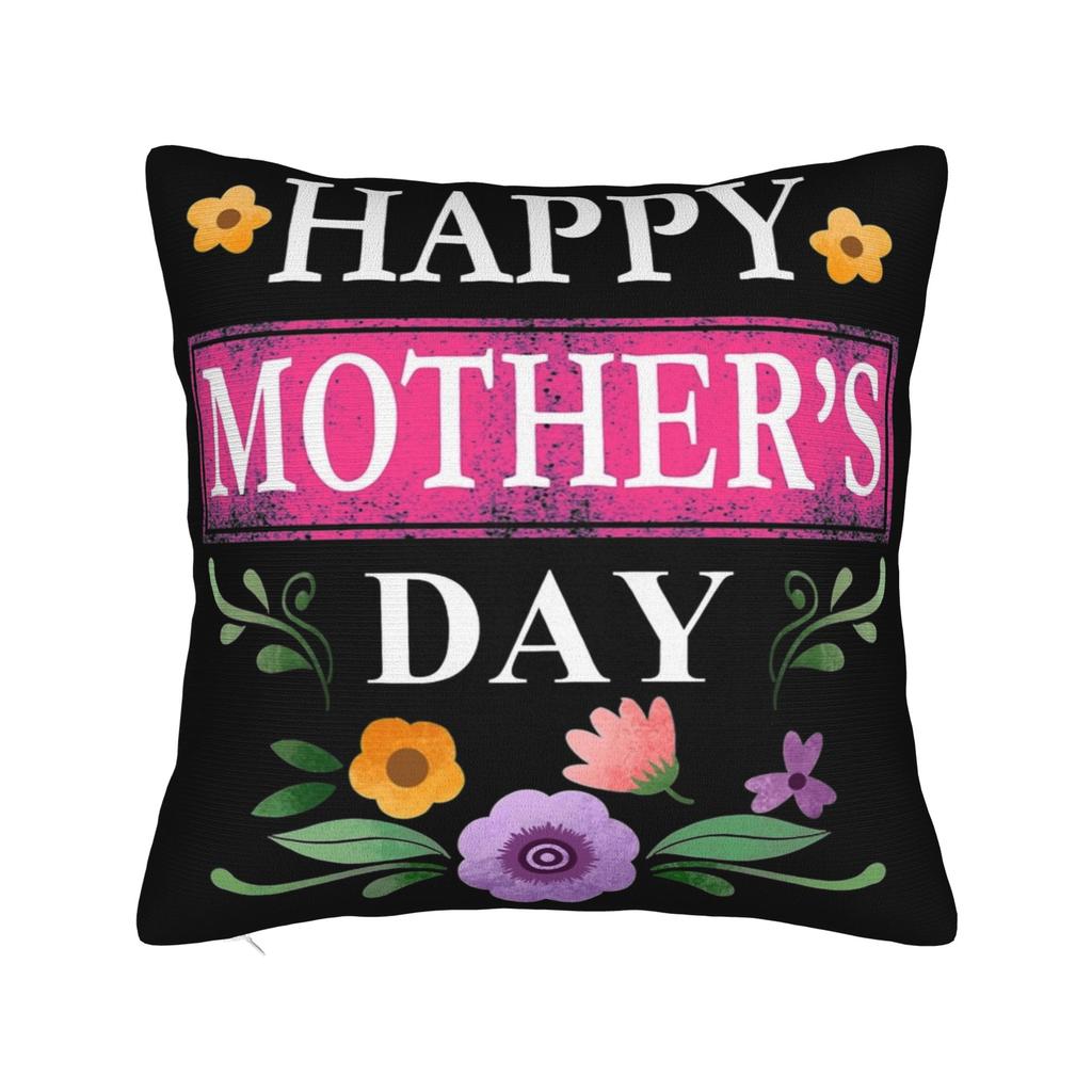 Decorative Pillow Covers Happy Mother'S Day Merch Home Throw Pillow Case Cover Zippered Multi Size