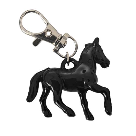 1/4Pcs Keychain Pendant Mini Horse Design Christmas Ornament with Hanging Loop DIY Jewelry Accessories