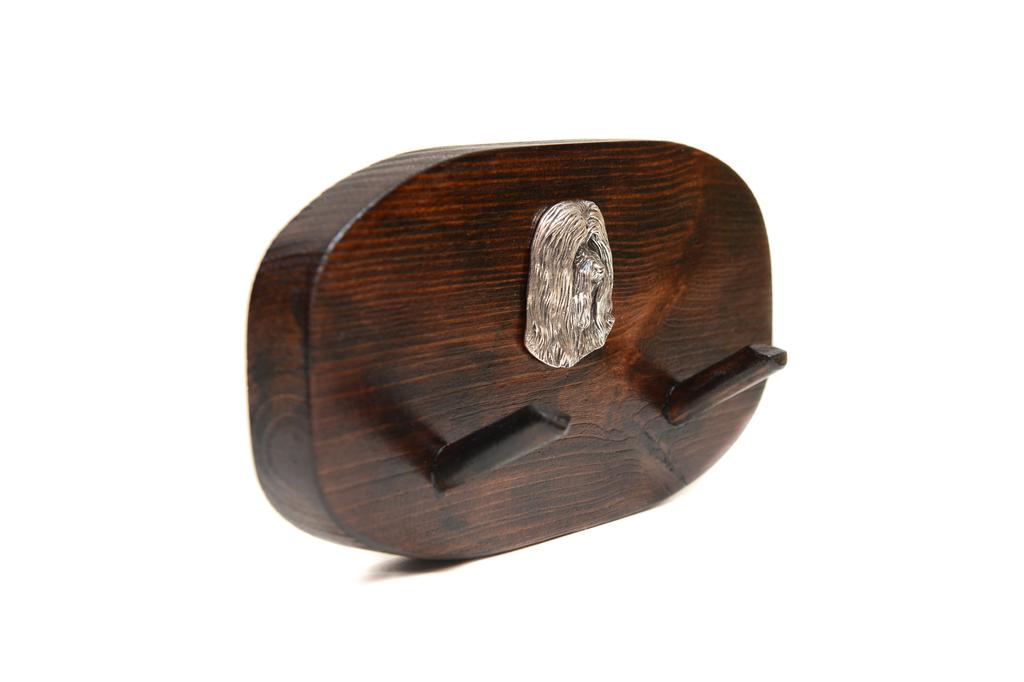 Bearded Collie, Highland Collie, Mountain Collie - aksesuar askılığı, köpek madalya askılığı, anahtar kancaları Art-Dog tarafından