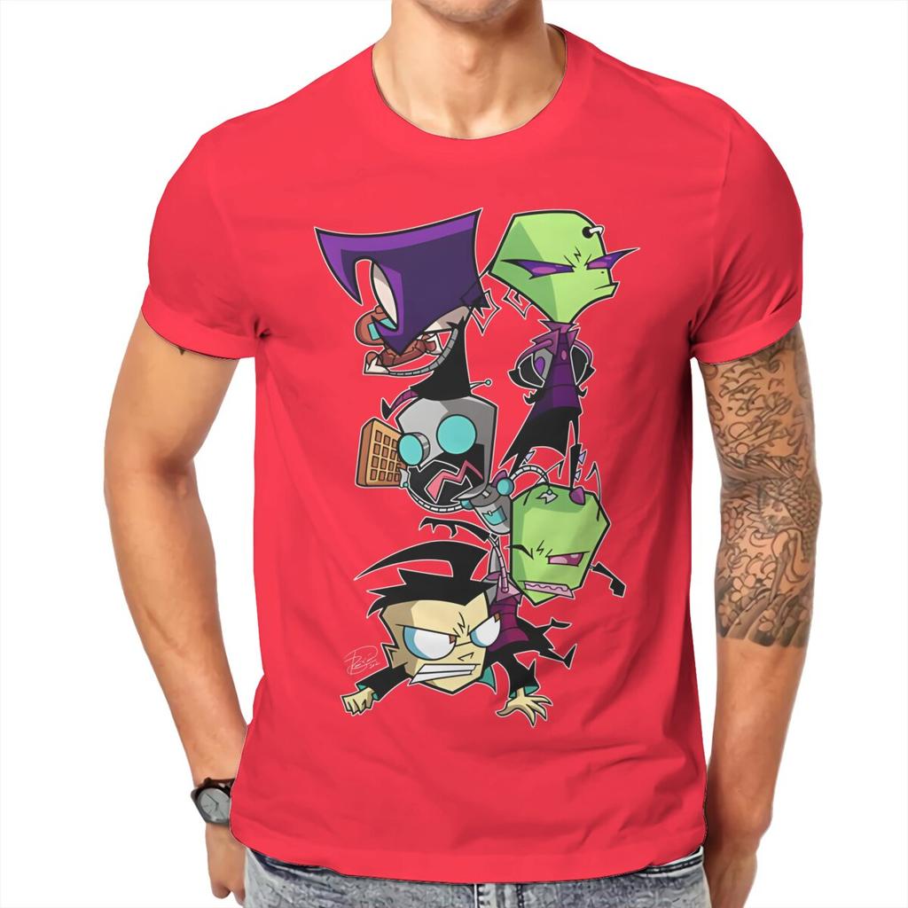 Pile On The Dib Invader Zim Unisex T Shirt Crewneck TShirt Cotton Clothes