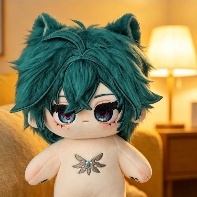 Peluche 20Cm Gioco Genshin Impact Lohen Peluche Vestito Bambola di Cotone Giocattoli Per Bambini Peluche Decorazione Cosplay Regalo di Compleanno Per Amico