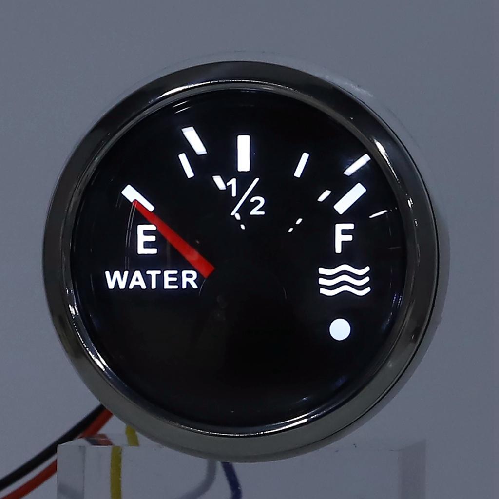 52mm/2in Water Gauges 932V Smart Alarm for Marine Boat RV 0190ohm Europn Sensor