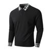Men S Autumn Outdoor Breathable Long Sleeve Plaid Polo Shirt
