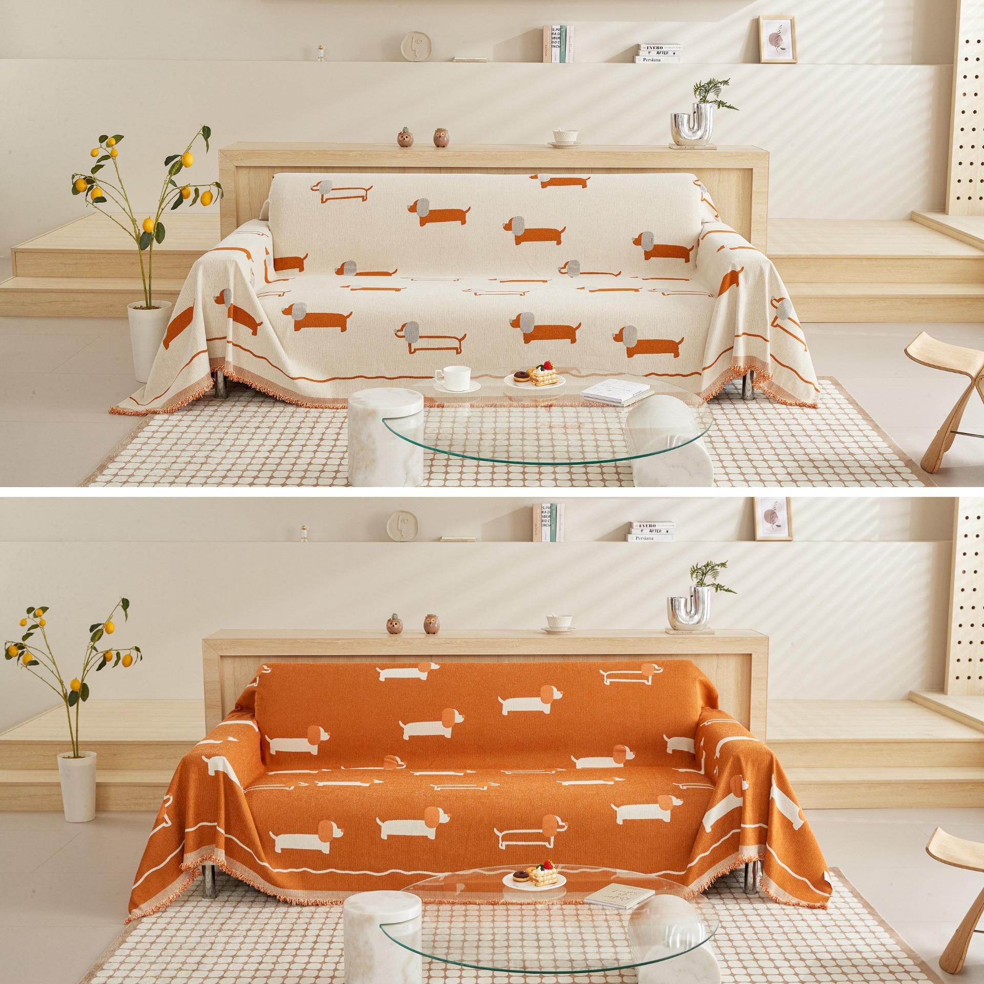 

Новый чехол для дивана из шенилла с защитой от царапин, универсальный для всех сезонов, двухсторонний, полностью покрывающий, двухсторонний чехол для дивана 180*130cm