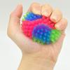 Yousheng Stachelball Hundespielzeug mit LED Bissfest Quietschend Leuchtend Regenbogenball Interaktives Spielzeug Kleine Mittlere Große Hunde Zahnen Reinigung Kauen