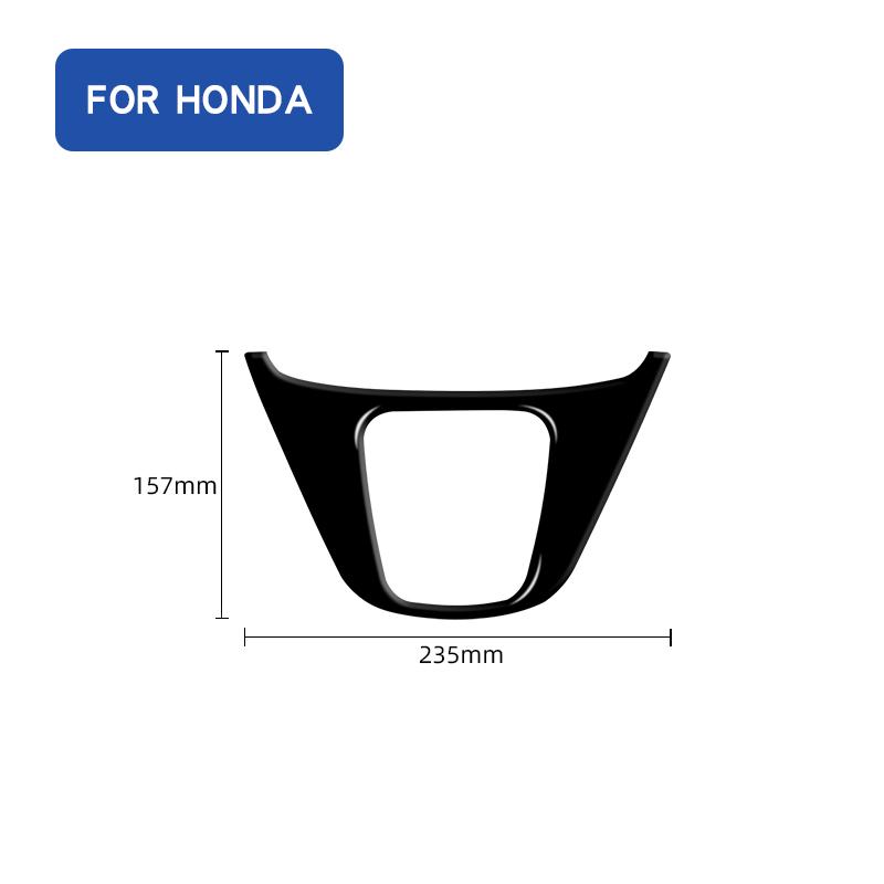 For Honda CRV 2007-2011 Car Plastic Black Accessories Automatic Gear Shifting Panel Trim Sticker Interior Decoration