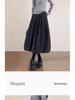 Woolen High-Waist Tulip Skirt for Women - A-line Autumn/Winter Slim Fit