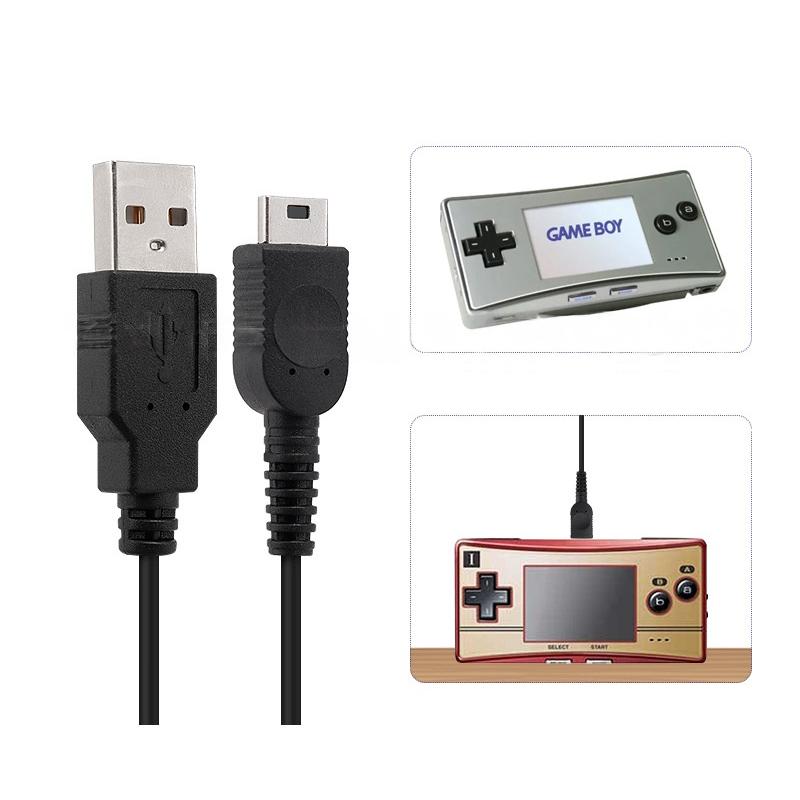 Charge Cable for GBM Console Power Cable Micro USB Charging Cord for Nintendo Game Boy Charger Extend Wire Power Bank Data Line