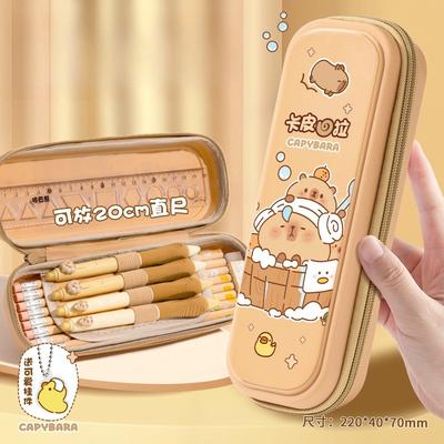 Cartoon Stationery Case for Kids Stress-Relief Pencil Case for Elementary Students Large Capacity for First-Grade Girls To Lighten the Load