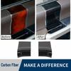 Carbon Fiber Inner Door Handle Panel Trim Cover For Ford F150 F-150 2015+ 2Door