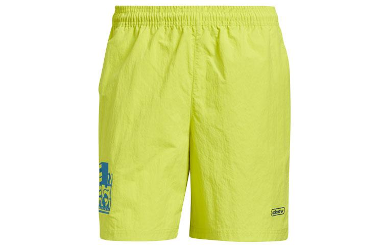 Adidas Originals Casual Shorts Men s Yellow Green Moderate GN3857 M