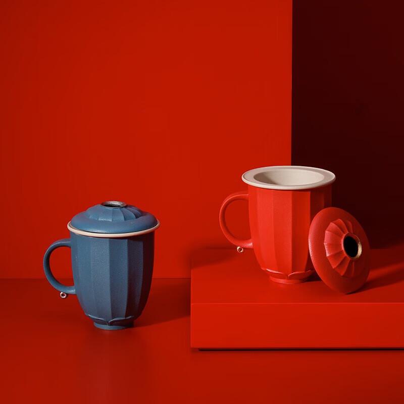Wanqiantang 'Good Fortune' Ceramic Office Teacup