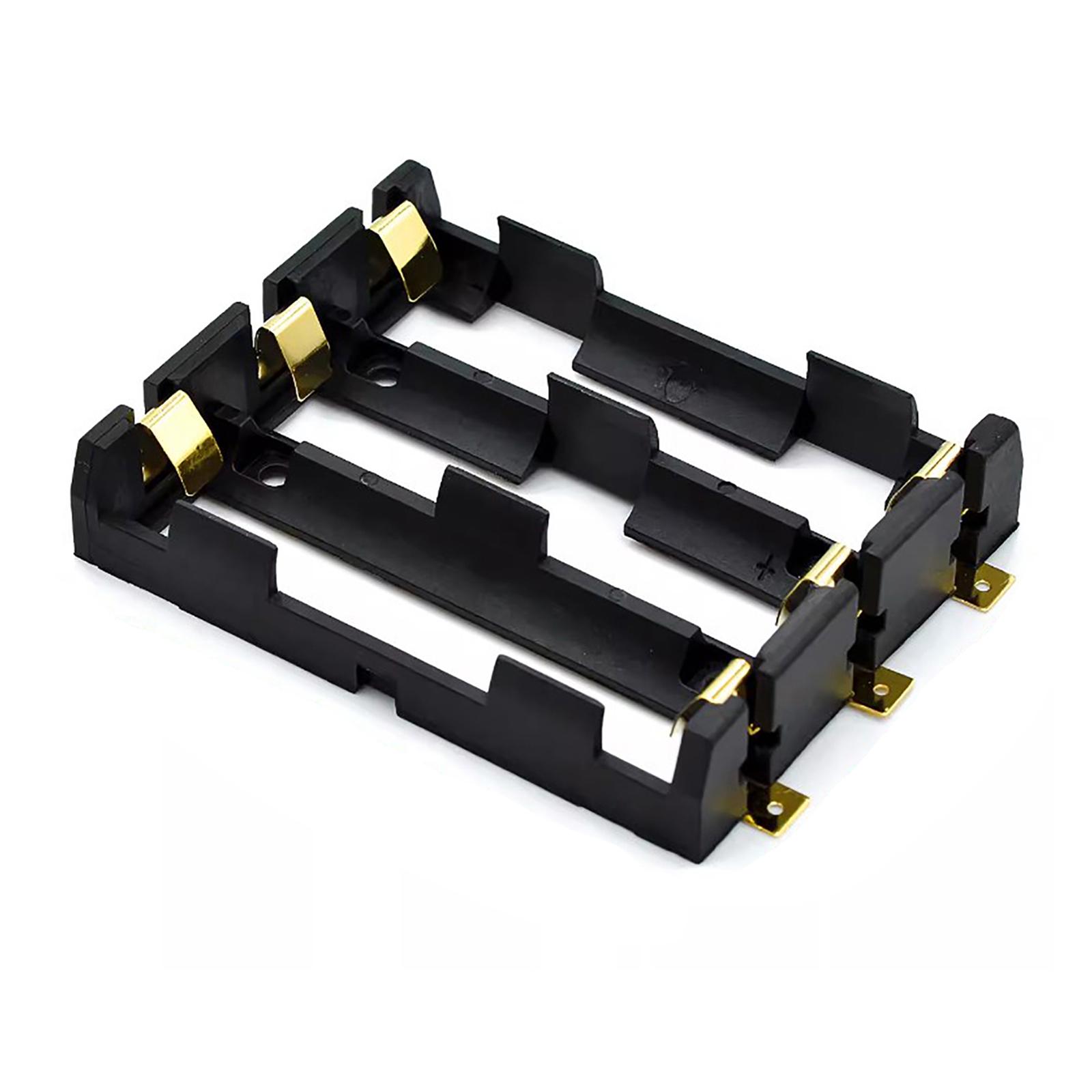 

Versatile 18650 SMD Battery Holder 18650 SMD Battery Box Storage Case Container with Bronze Pins 3 Channels/4 Channels