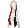 Anime Lang Flette Rød Svart Twist Harley Cosplay Movice Kvinners Jentes Hallowee Kostyme Parykker