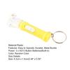 10Pcs Flashlight Toy Metal Buckle Portable Diamond Shape Exquisite Comfortable Grip Entertainment Fine Workmanship Kids Flash Light Key Rings Pendant