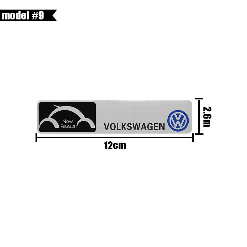 1Pcs 3D Metal Stickers Car Body Trunk Decals Auto Accessories For Volkswagen K51 Passat B5 B6 CC Tiguan Scirocco Sharan Touran Polo