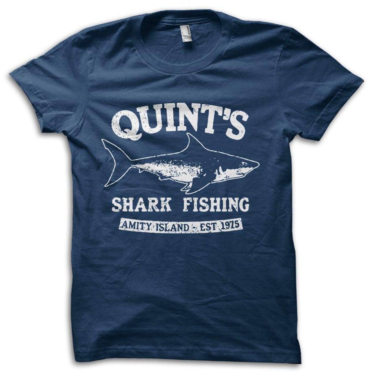Quints Shark Fishing Jaws We re going to need a bigger boat printed T-Shirt S