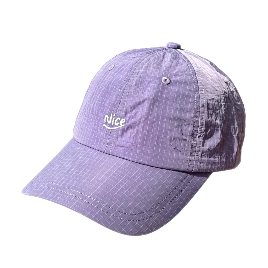 Plaid breathable men's and women's quick-drying thin sunscreen sunshade cap summer sports running baseball cap