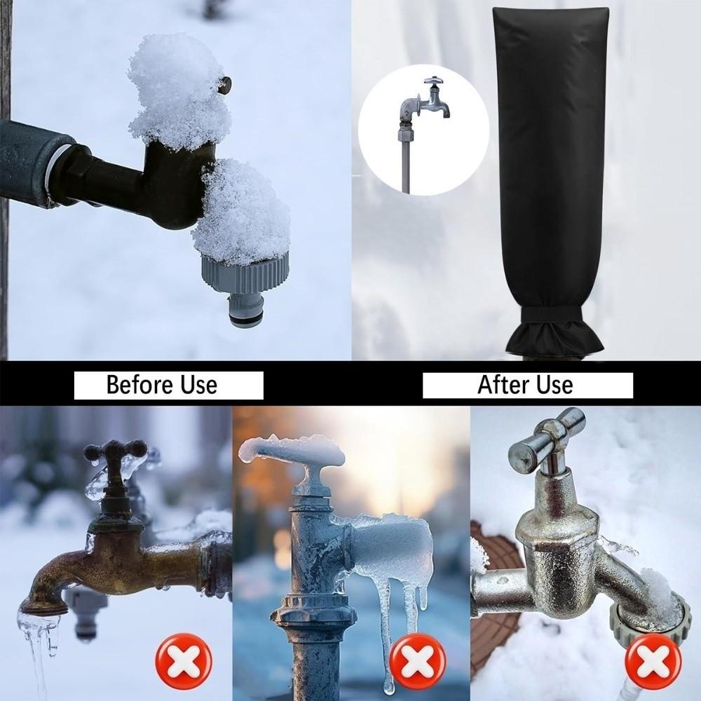 Protecție la Îngheț Robinet Husă Anti-Îngheț Pânză Oxford Mâneci Izolatoare pentru Robinet Exterior