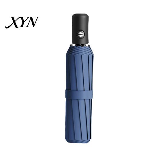 Sunscreen Umbrella Automatic Folding with Carabiner Handle, UV Rain Protection Travel Wind Resistant Umbrella, Windproof Rainproof Portable for Women