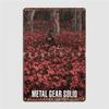 Metal Gear Solid Big Boss And The Boss Metal Sign Club Party Pub Garage Customize Wall Decor Tin Sign Posters