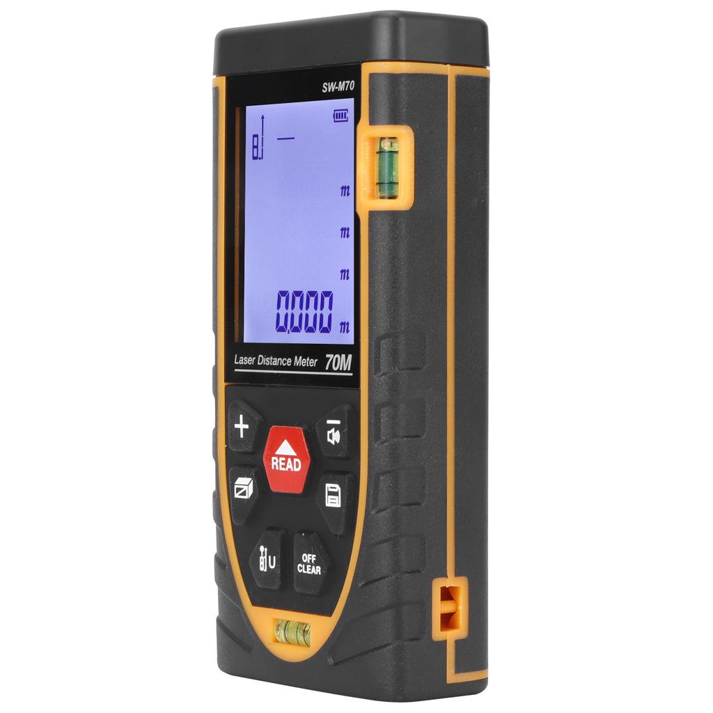 Laser Distance Measure Device Handheld Rangefinder High Accuracy Infrared Measuring Tool