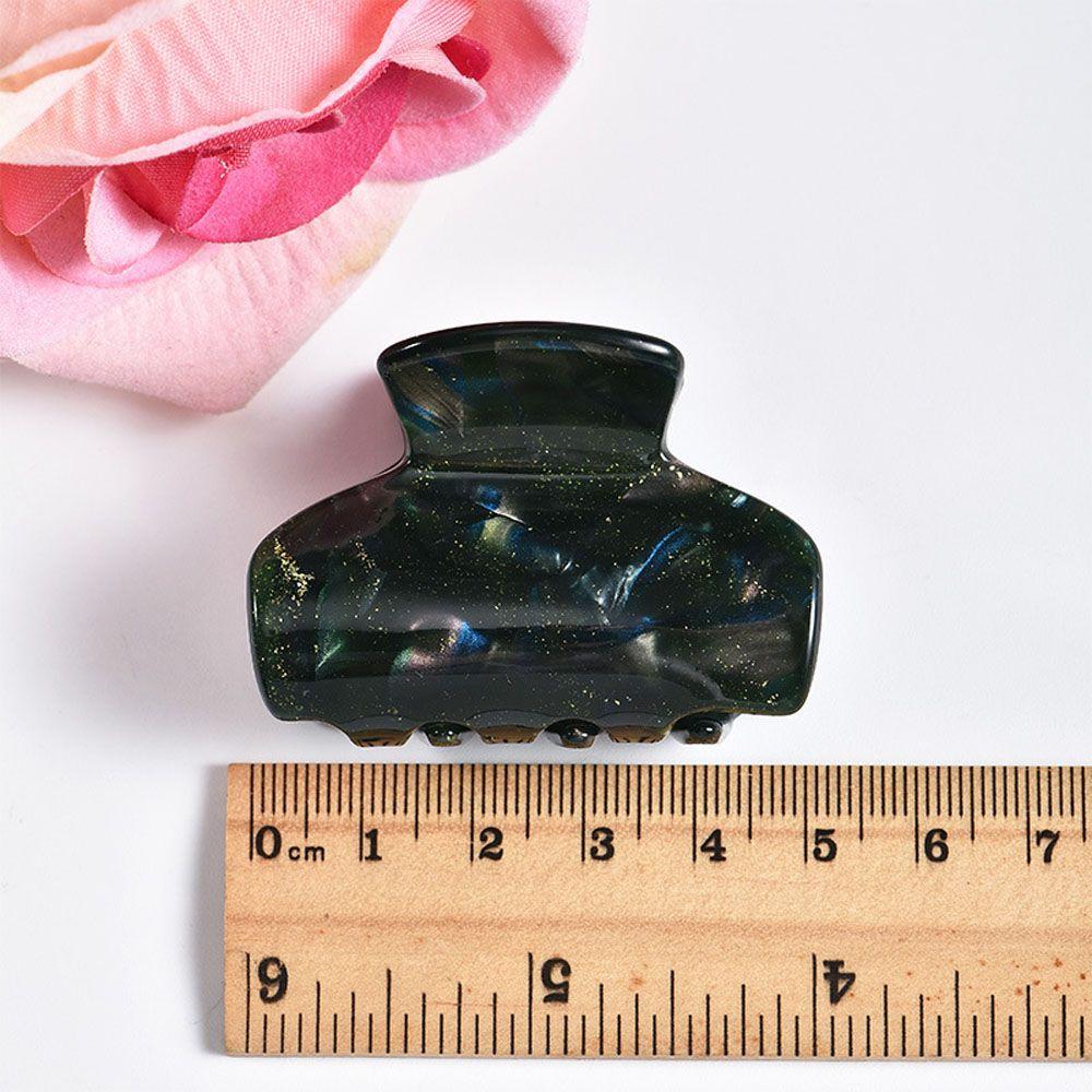 Korean Temperament Ponytail Jelly Colors Hair Claws Bathing Clips Hair Grab Grab Clips