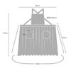 Waterproof Restaurant Stylish Design ApronFlorist Apron Cotton Gardening Coffee Shops Kitchen Apron for Baking Cooking  BBQ & Grill Cleaning