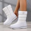 New Winter Warm Boots, Extended Plush Boots, Anti Slip and Windproof Thickened Version, -40 Degree Women's Mid and Long Boots, Durable Boots