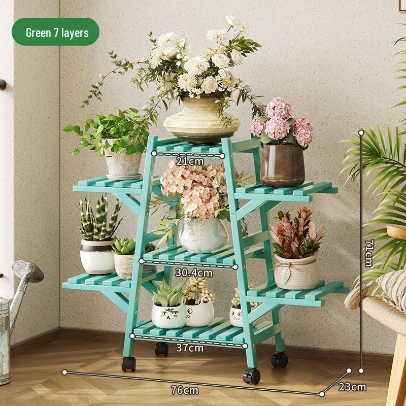 Multi-Layer Indoor Flower and Plant Rack for Balcony and Living Room
