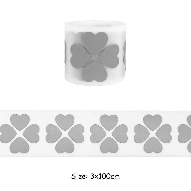Číslo 1-9 Reflexní nášivka Fólie pro ražení za tepla 3x100cm Mikiny Diy Heat Transfer Oblečení Samolepky Parches Ropa Nažehlovačka na látku