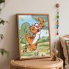 Disney Oil Painting Kit Painting Art Tigger Bedroom Wall Decoration Handmade Diy Gift