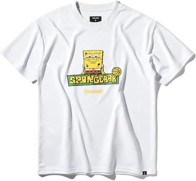 SPALDING SpongeBob SquarePants Logo T-Shirt, White, Large, SMT25044S