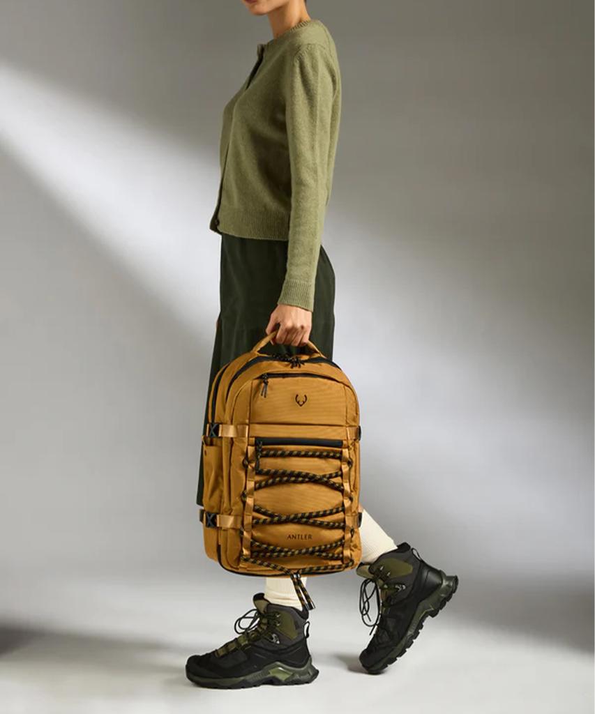Antler [Antler] Discovery Backpack - Mustard Yellow