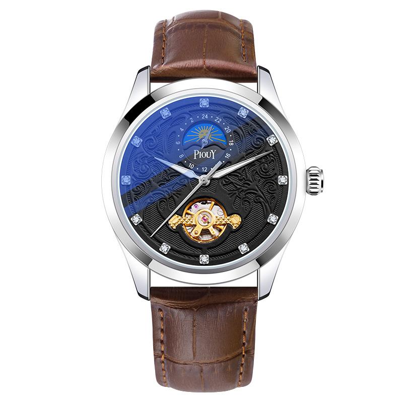 Top Brand New Men's Watch Mechanical Men's Watch Tourbillon Luminous Business Watch Automatic Mechanical Men's Watch