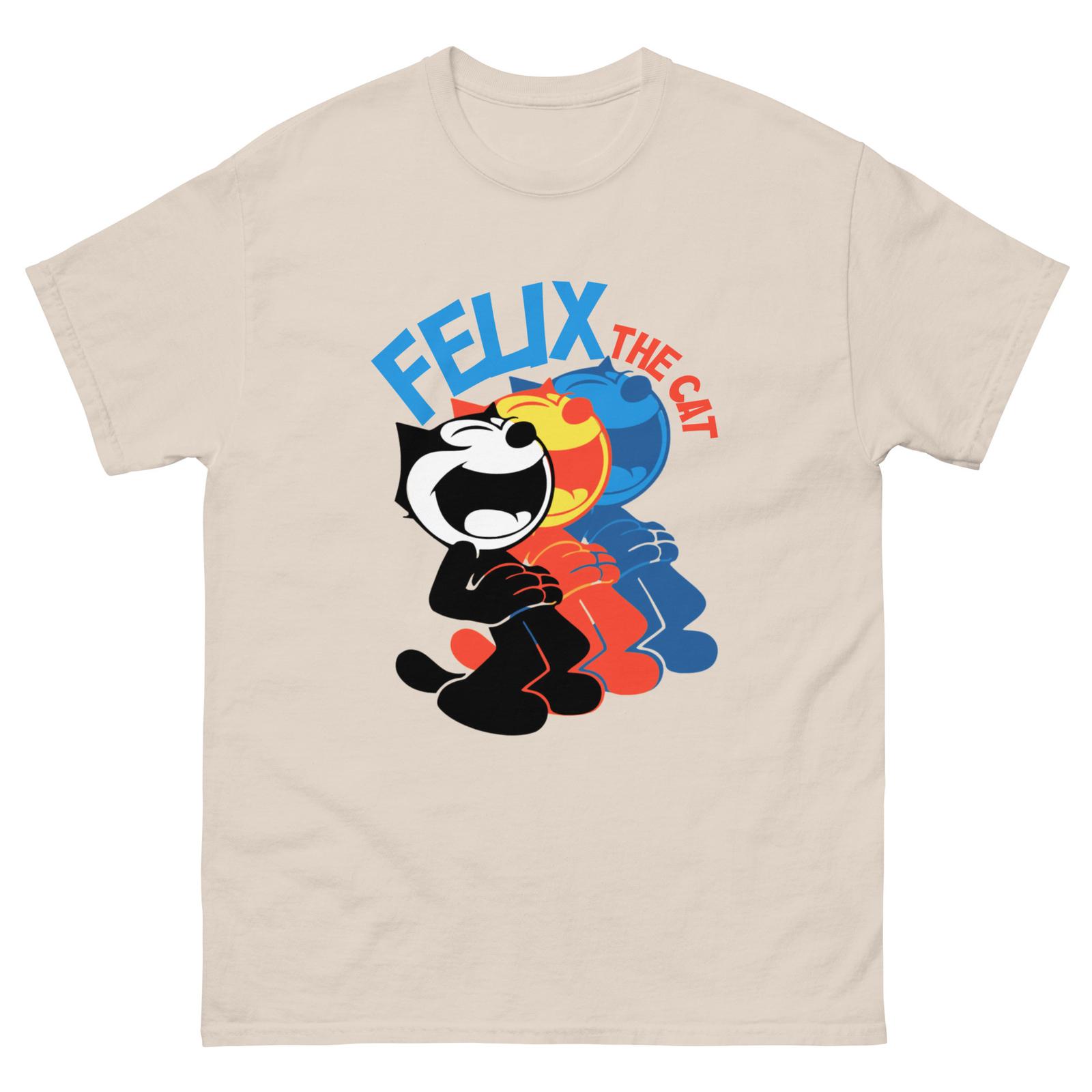 Felix The Cat Vintage T Shirt | Classic Cartoon Graphic Tee | Retro Style Shirt S