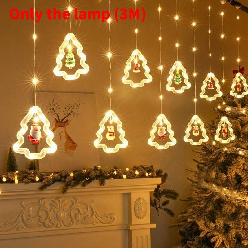 

Christmas Led String Lights 3m With Pvc Material And Remote Control For Festive Home Decoration Christmas Tree