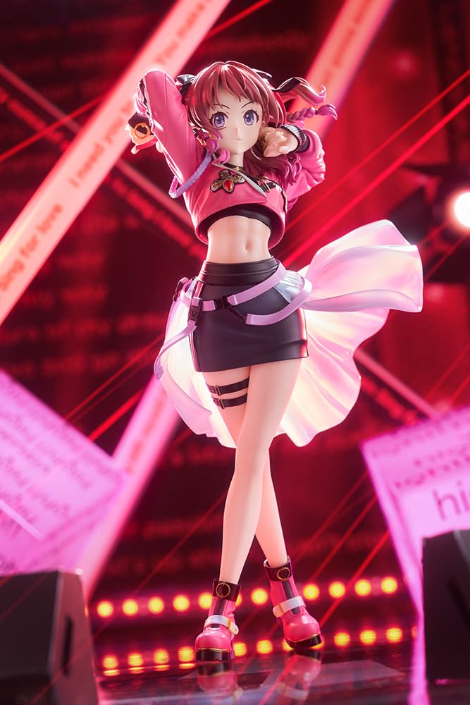 Kotobukiya Gakuen Idolmaster Hanaumi Saki My Scale Approximately 240mm PVC Painted Finished Figure -Fighting Way- 1/7