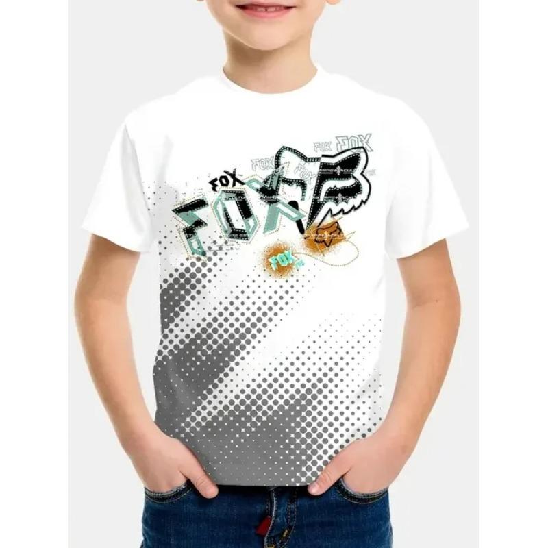Children's Clothing Boys Tshirt Short Sleeve Girl T-Shirt 3D Cartoon Casual Round Neck Tees Kids Summer Clothes Tops