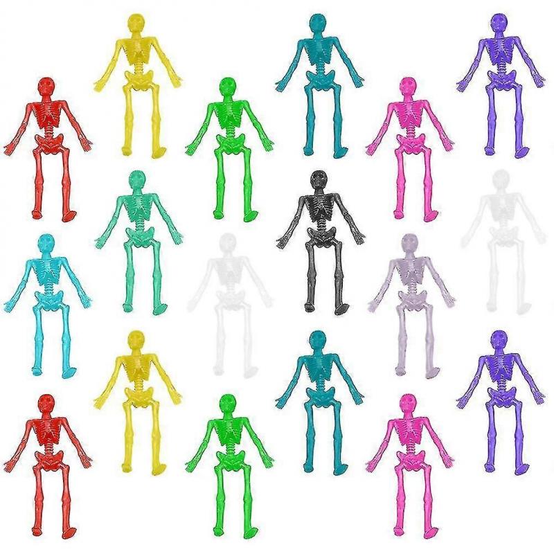 36pcs Halloween Stretchy Skeleton Toys Halloween Stretchy Skeleton Toys Party Favors