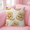 Kawaii OOpanchu Usagi  Maple Design Cushion Cover Happy Autumn Harvest decor Holiday Decorati Pillow Cover